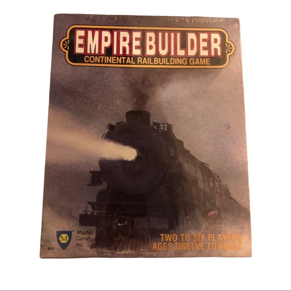 Empire Builder Railroad Board Game 1988 Mayfair